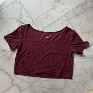 Outdoor Voices All Day Crop Shortsleeve Red XS